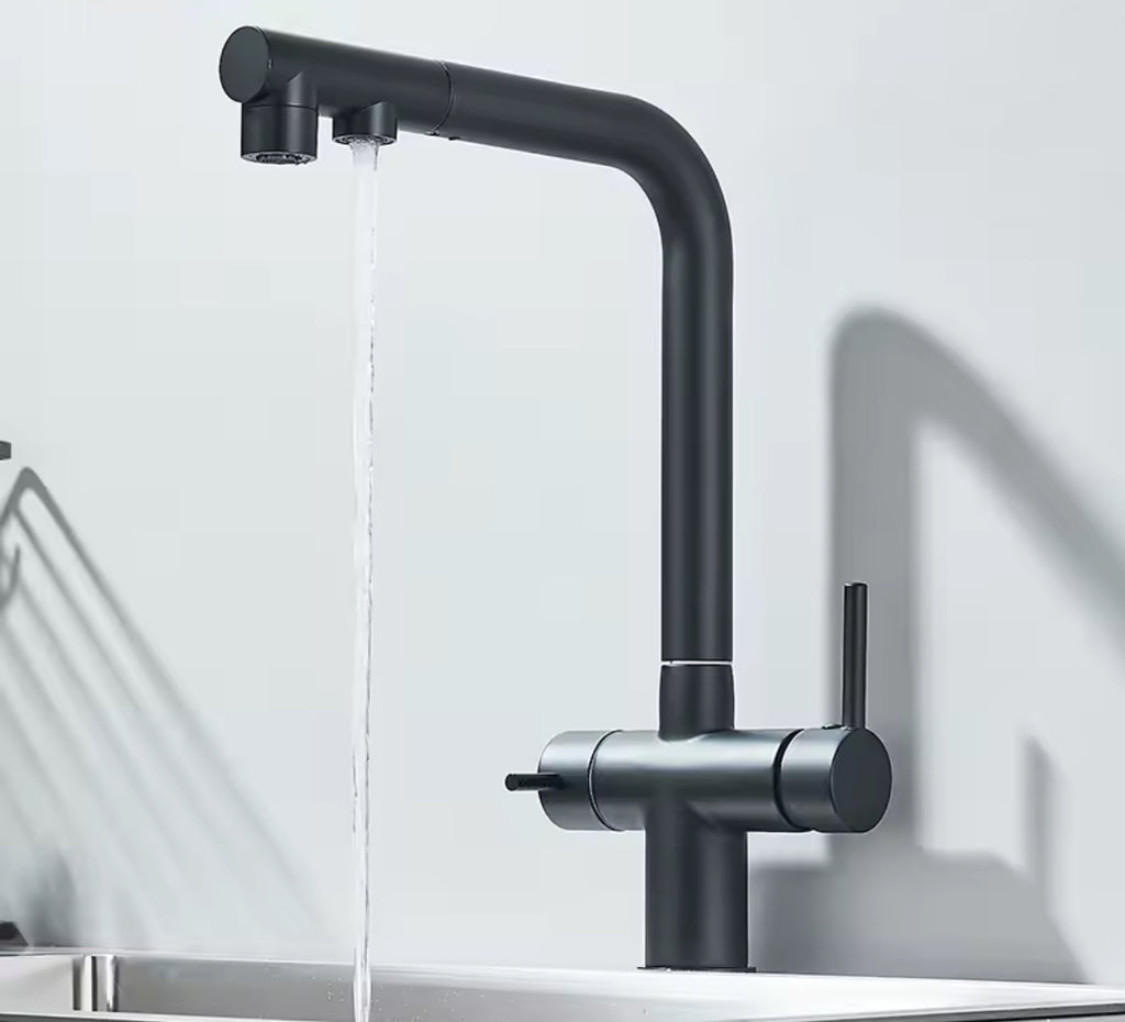 Maxi - enkele keukenkraan regendouche functie