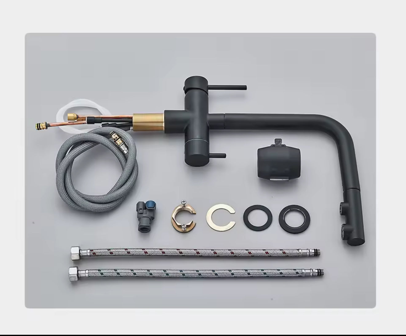 Maxi - enkele keukenkraan regendouche functie