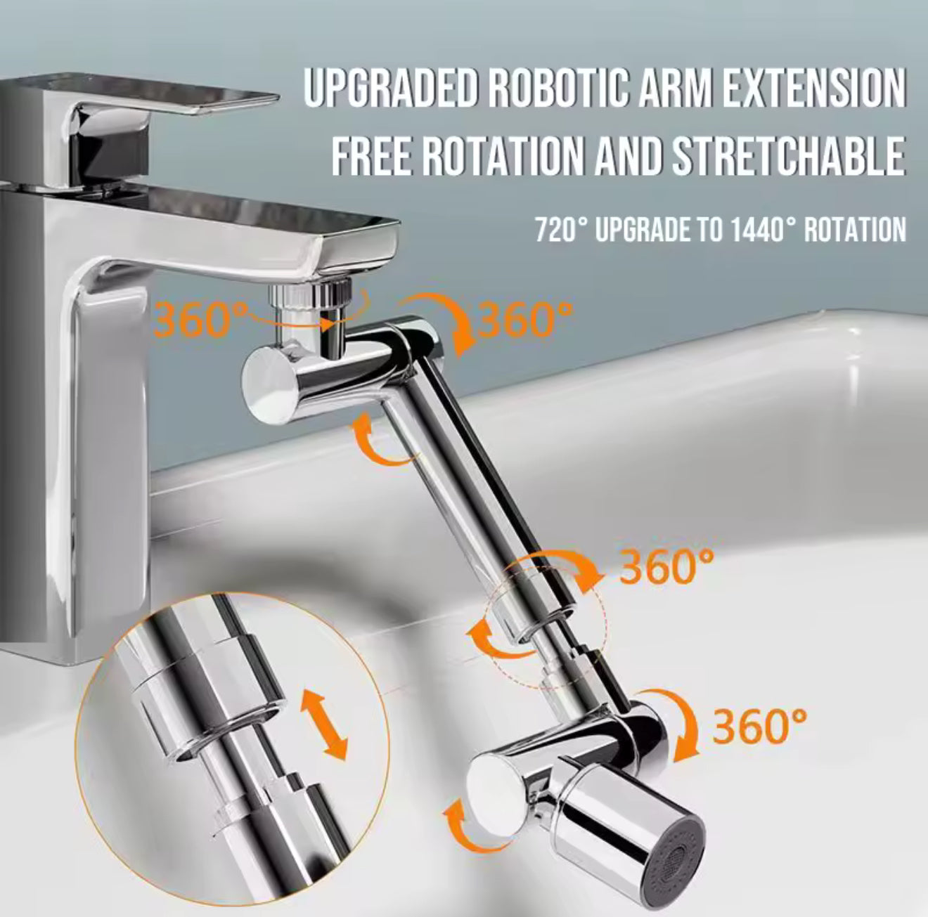 360° Draaibare robot verleng arm