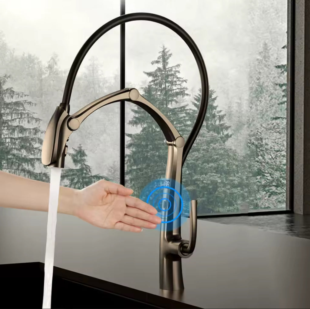 Aitana Deep dark gold keukenkraan Serie520