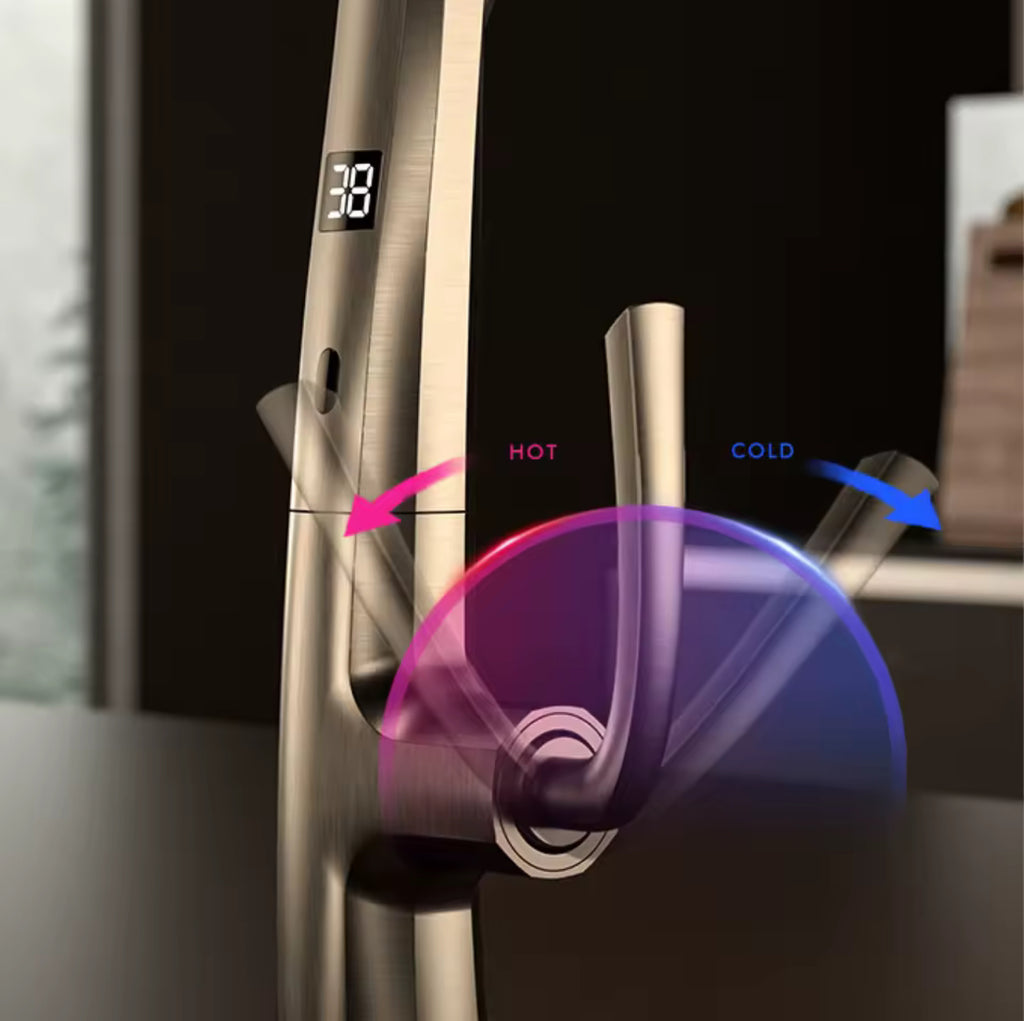 Aitana Deep dark gold keukenkraan Serie520