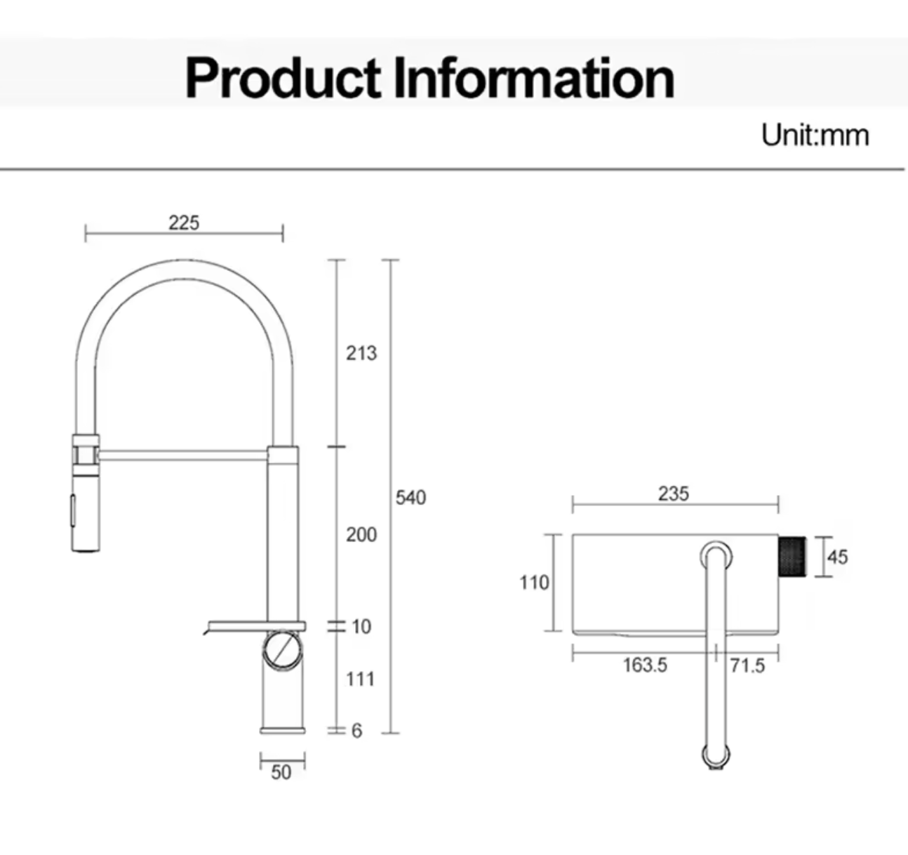 Asras 360 graden keukenkraan Serie350