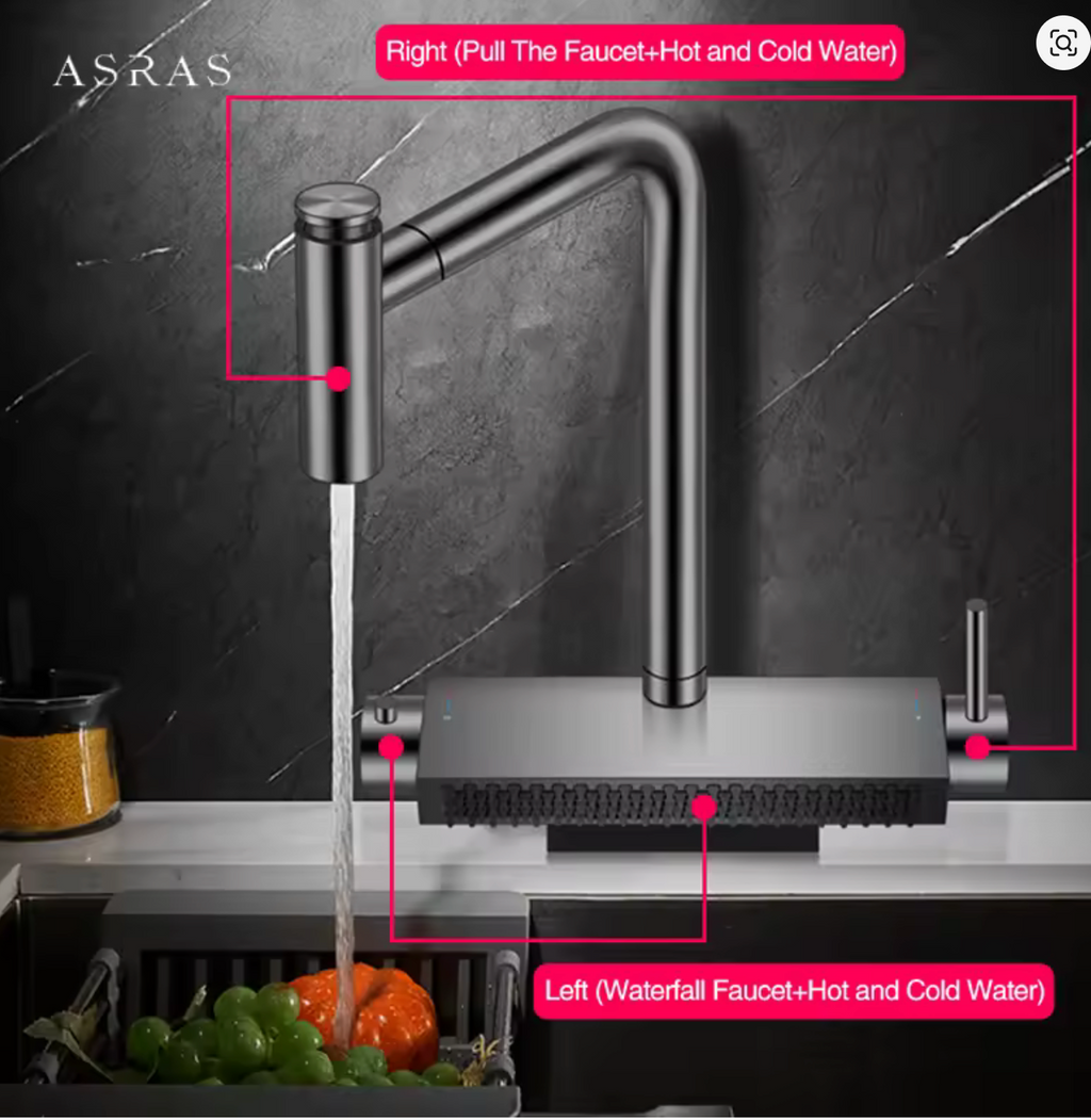 Amalia afwaskraan breed (Serie340)