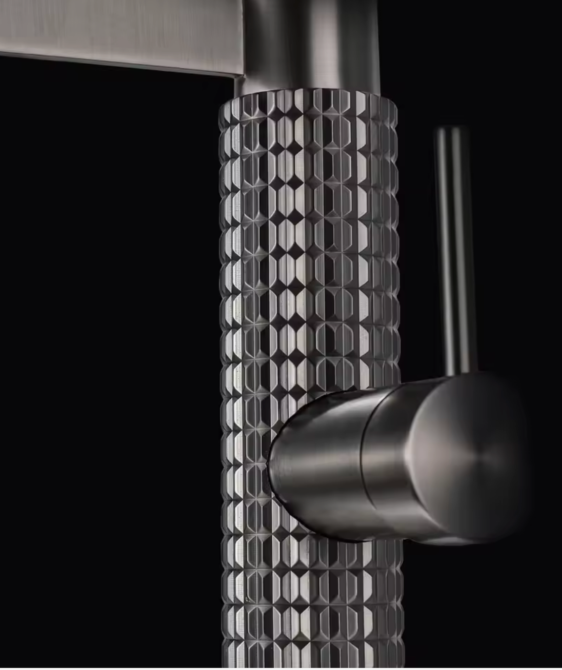 Julia RVS Donker grijze keukenkraan serial430